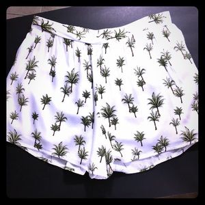 Forever 21 palm tree shorts size medium